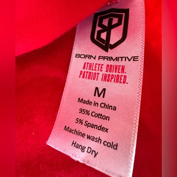 Born Primitive Bold Red Athletic Tee - Picture 7 of 7